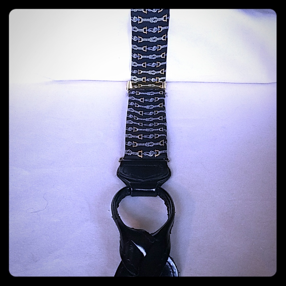 100% Silk Mens Fashion Suspenders